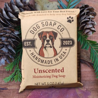 Unscented dog soap from Dog Soap Co.