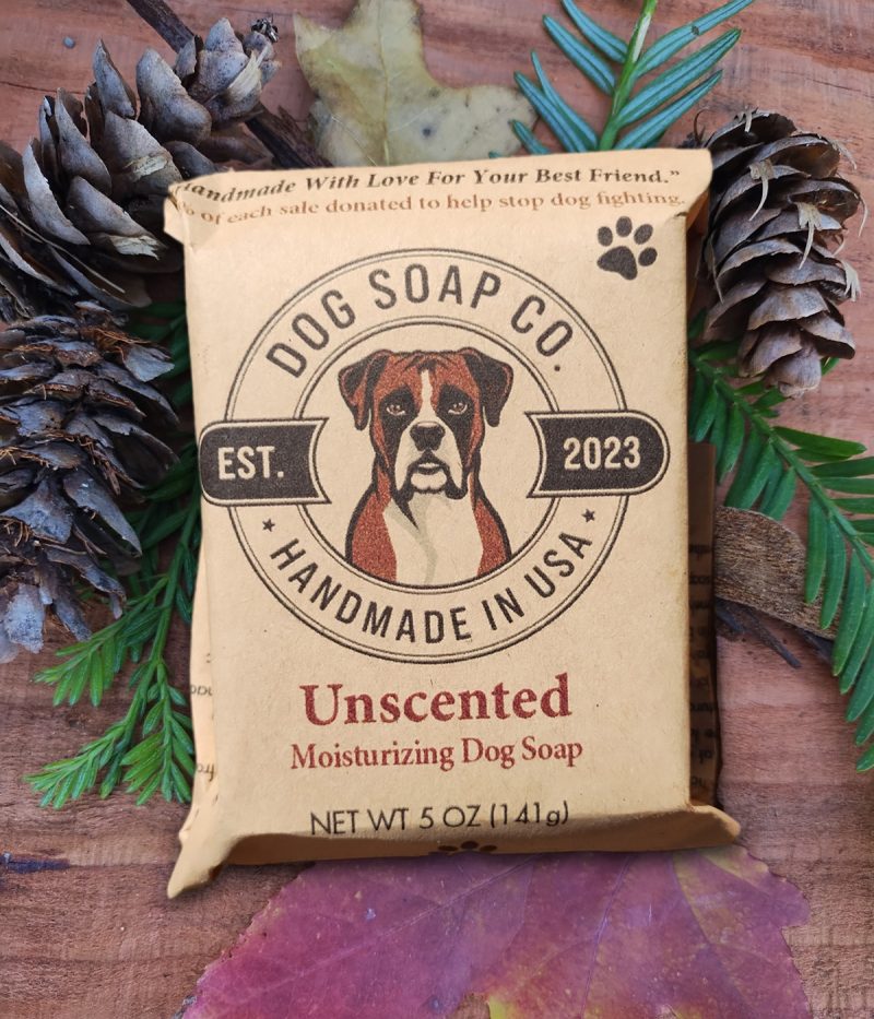 Unscented dog soap from Dog Soap Co.